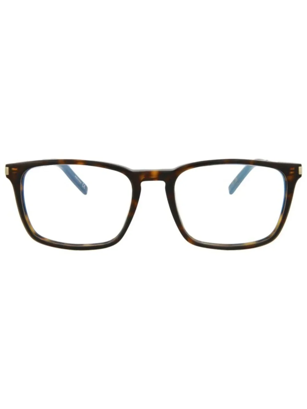 New Saint Laurent Women's Eyeglasses Mens Shiny Dark Havana